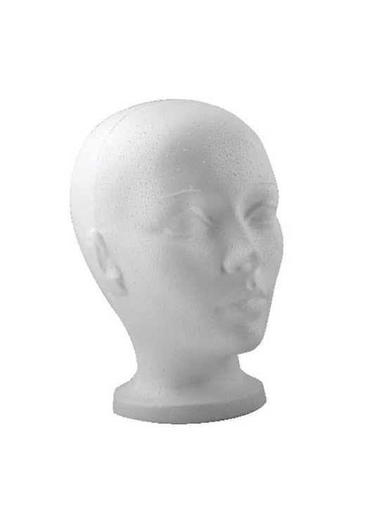Styrofoam head
